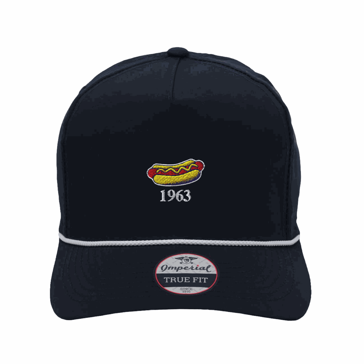 Hot Dog Rope Hat (Blue)