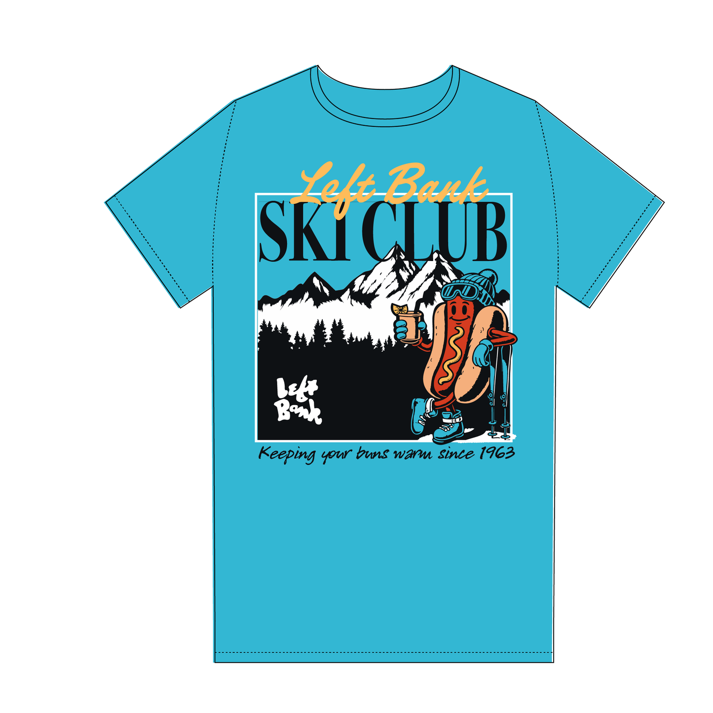 LEFT BANK SKI CLUB T-SHIRT
