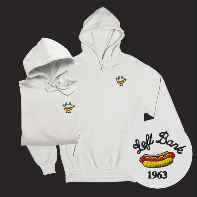 Left Bank 1963 Hot Dog Nostalgia Hoodie (PRE-ORDER $$ READY BY DEC 20th)